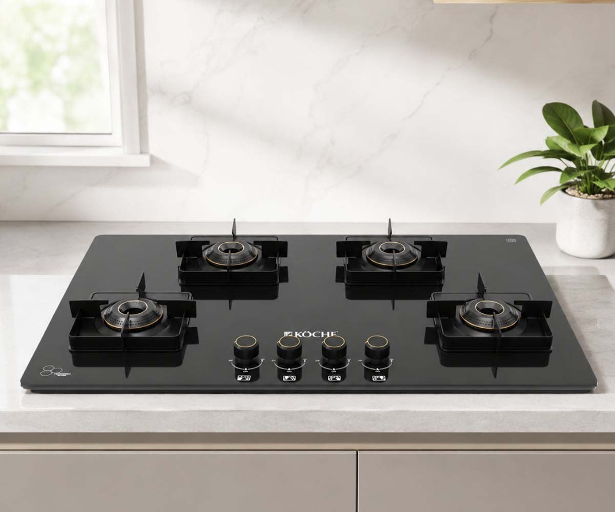 4-Burner Glass Hob